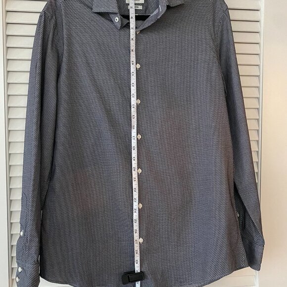 Ben Sherman Button Down Shirt, Gray, Size L - Picture 4 of 4